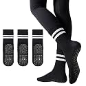 American Trends Pilates Socks with Grips for Women Yoga & Barre - Non Slip