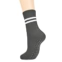 American Trends Pilates Socks with Grips for Women Yoga &amp; Barre - Non Slip