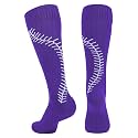 American Trends Softball Socks with Stripes, Knee High for Women Girls