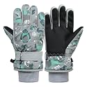 American Trends Winter Gloves for Kids Waterproof Boys Girls Cute Snow Ski Gloves Toddler Snowboarding Gloves Windproof