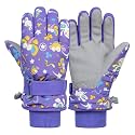 American Trends Winter Gloves for Kids Waterproof Boys Girls Cute Snow Ski Gloves Toddler Snowboarding Gloves Windproof