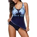 American Trends Women's High Waisted Bikini Bottoms Swimming Suits Tummy Control Bathing Suits