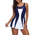 American Trends Women's High Waisted Bikini Bottoms Swimming Suits Tummy Control Bathing Suits