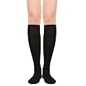 American Trends Women's Knee High Socks,Retro Striped Athletic Tube Socks for Softball, Cheer, School Spirit Week &amp; Field Day