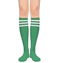 American Trends Women's Knee High Socks,Retro Striped Athletic Tube Socks for Softball, Cheer, School Spirit Week &amp; Field Day