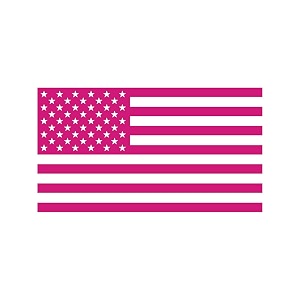 American US Flag Pick Color Size Vinyl