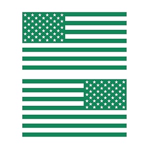 American US Flag Pick Color Size Vinyl