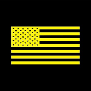 American US Flag Pick Color Size Vinyl