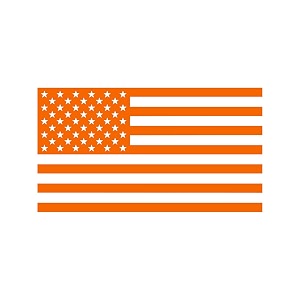 American US Flag Pick Color Size Vinyl