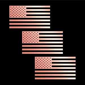 American US Flag Pick Color Size Vinyl