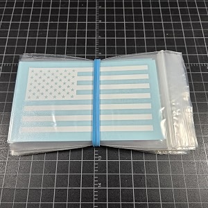 American US Flag Pick Color Size Vinyl