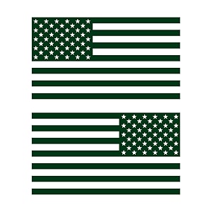 American US Flag Pick Color Size Vinyl