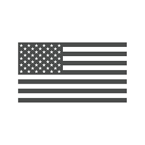 American US Flag Pick Color Size Vinyl