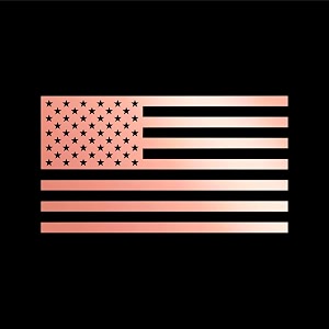 American US Flag Pick Color Size Vinyl