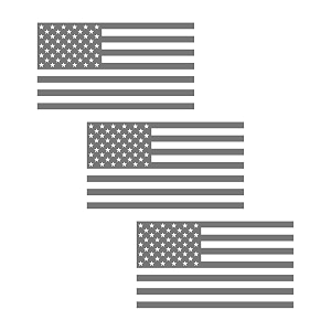 American US Flag Pick Color Size Vinyl