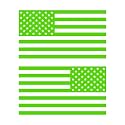 American US Flag Pick ColorSize Vinyl Decal