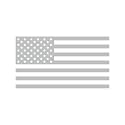 American US Flag Pick ColorSize Vinyl Decal
