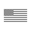 American US Flag Pick ColorSize Vinyl Decal