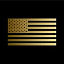 American US Flag Pick ColorSize Vinyl Decal