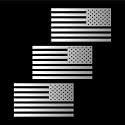 American US Flag Pick ColorSize Vinyl Decal