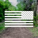 American US Flag Pick ColorSize Vinyl Decal