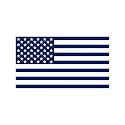 American US Flag Pick ColorSize Vinyl Decal