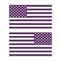 American US Flag Pick ColorSize Vinyl Decal