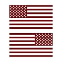 American US Flag Pick ColorSize Vinyl Decal