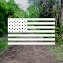 American US Flag Pick ColorSize Vinyl Decal