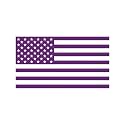 American US Flag Pick ColorSize Vinyl Decal