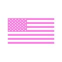 American US Flag Pick ColorSize Vinyl Decal