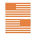 American US Flag Pick ColorSize Vinyl Decal