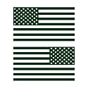 American US Flag Pick ColorSize Vinyl Decal