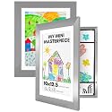 Americanflat 8.5x11 Changeable Kids Art Frame 2-Pack - Silver