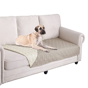 ameritex waterproof dog bed cover pet blanket for furniture bed couch sofa reversible