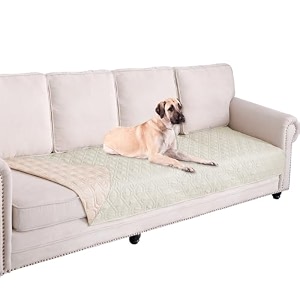ameritex waterproof dog bed cover pet blanket for furniture bed couch sofa reversible