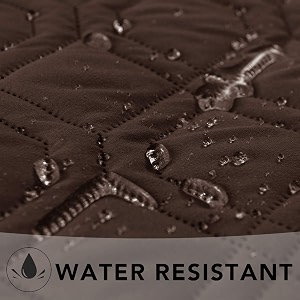 ameritex waterproof dog bed cover pet blanket for furniture bed couch sofa reversible 52x82 inches chocolatedarkgrey