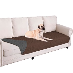 ameritex waterproof dog bed cover pet blanket for furniture bed couch sofa reversible