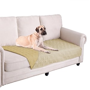ameritex waterproof dog bed cover pet blanket for furniture bed couch sofa reversible