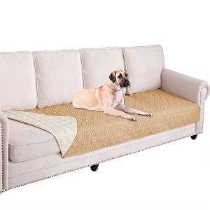 ameritex waterproof dog bed cover pet blanket for furniture bed couch sofa reversible