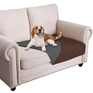 ameritex waterproof dog bed cover pet blanket for furniture bed couch sofa reversible
