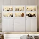 AMERLIFE 72" H DIY Modular Cabinet, 6-Piece Storage &amp; Display Units