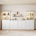 AMERLIFE 72" H DIY Modular Cabinet, 6-Piece Storage &amp; Display Units