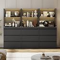 AMERLIFE 72" H DIY Modular Cabinet, 6-Piece Storage &amp; Display Units