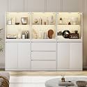 AMERLIFE 72" H DIY Modular Cabinet, 6-Piece Storage &amp; Display Units