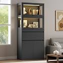 AMERLIFE 72" H DIY Modular Cabinet Unit, Flexible Stackable &amp; Side-by-Side