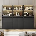 AMERLIFE 72" H DIY Modular Cabinet, 6-Piece Storage &amp; Display Units