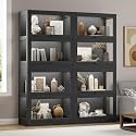 AMERLIFE 72" W DIY Modular Display Cabinet, 4-Piece Glass Display Cabinet