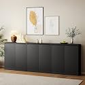 AMERLIFE 95" W DIY Modular Storage Cabinet, 3-Piece 2-Door Cabinet