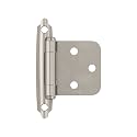 Amerock 5 Pairs Variable Overlay Satin Nickel Self-Closing Cabinet Hinge